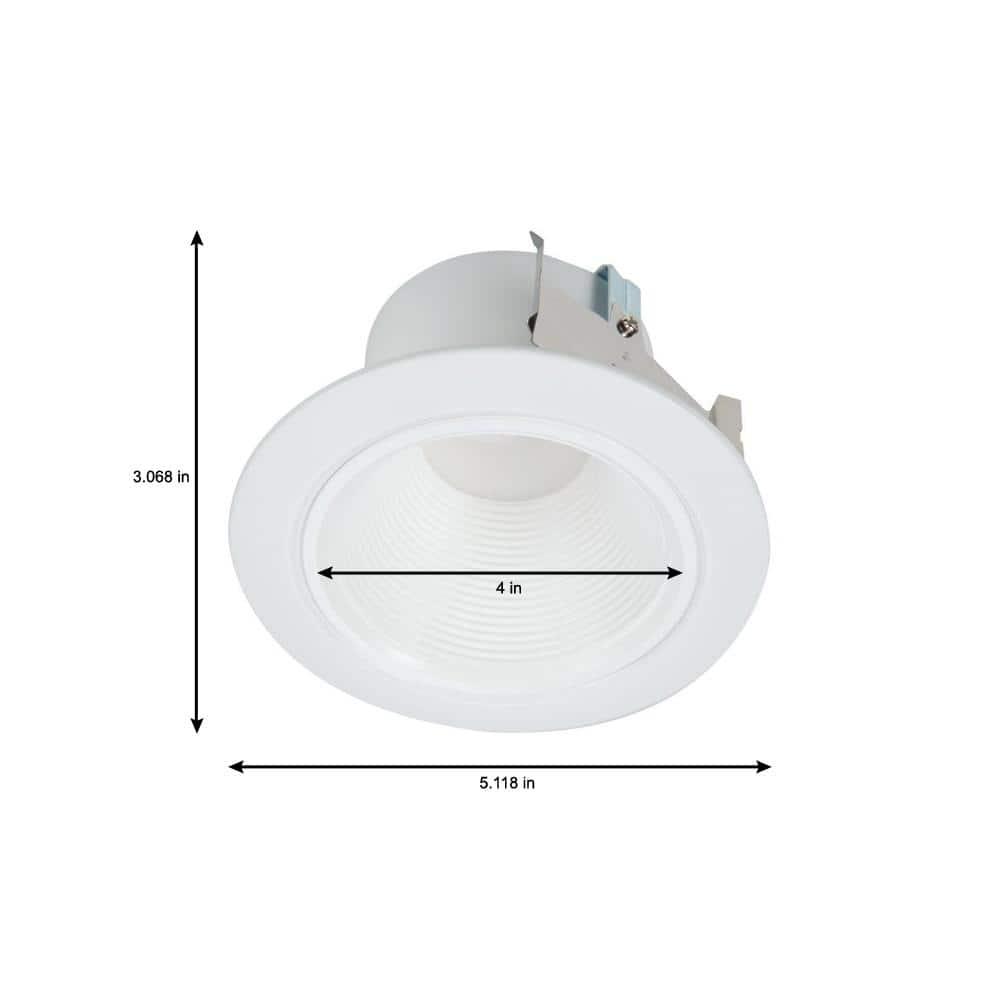 HALO RL 4" LED Recessed Ceiling Light Retrofit Trim at 3000K Soft White