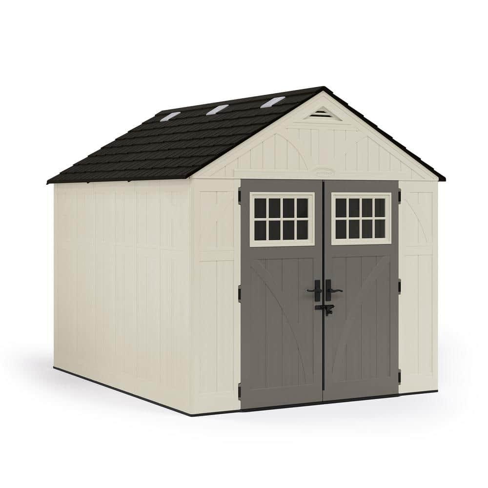 Suncast Suncast Outdoor Vanilla Resin Storage Shed