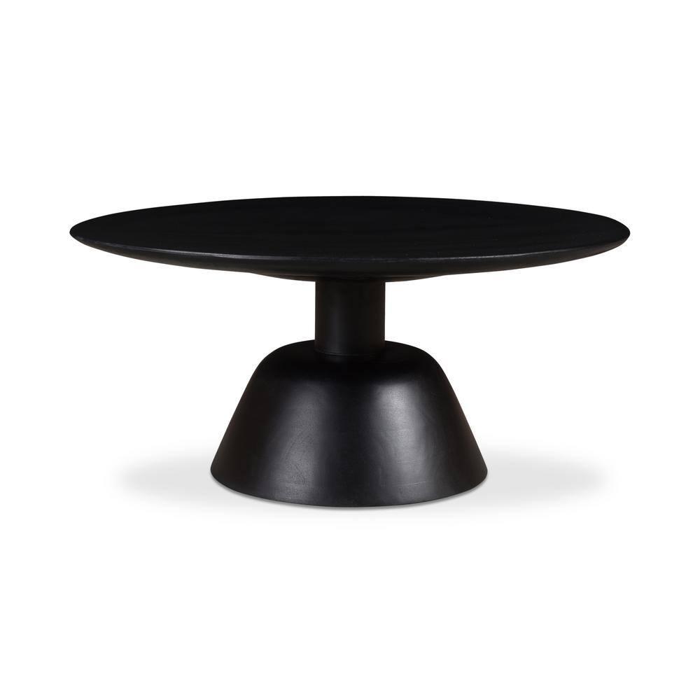 Dalton Round Coffee Table - Black