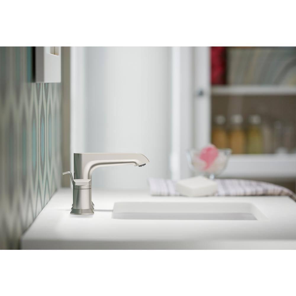 Kohler ® Hint ® Widespread Brushed Nickel Bathroom Sink Faucet