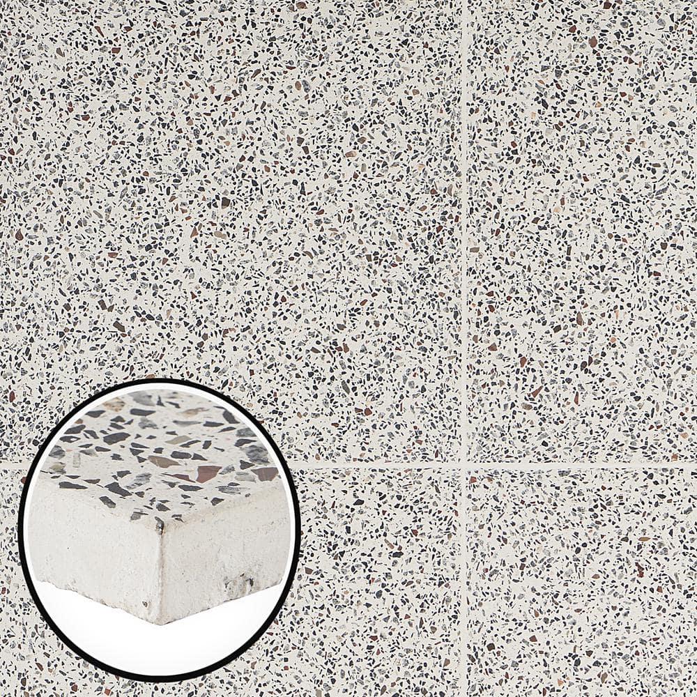 Durham 16.14 in. x 16.14 in. Polished Terrazzo Floor and Wall Tile (3.61 Sq. Ft. / Case)