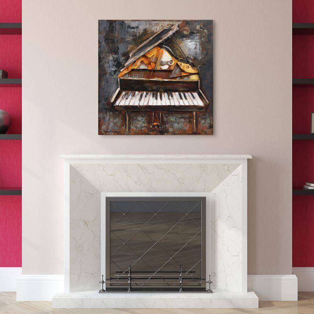 Empire Art Direct Magic Keys Hand Painted 3D Metal Wall Art, 32" x 32" x 3", Ready to Hang