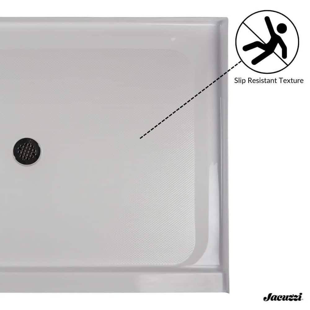 Center Drain 36" x 48" Shower Base