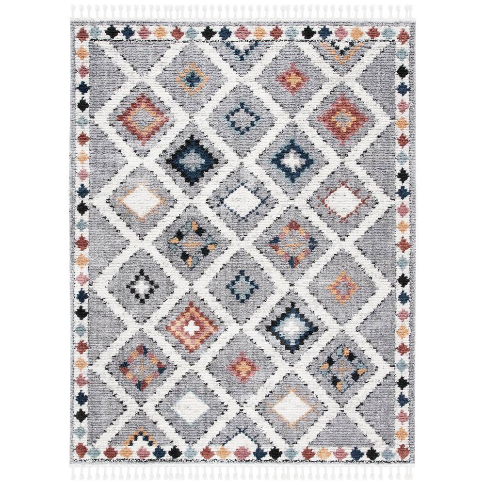 Morocco MRC965 Power Loomed Area Rug - Grey/Multi - 8'x10' - Safavieh.