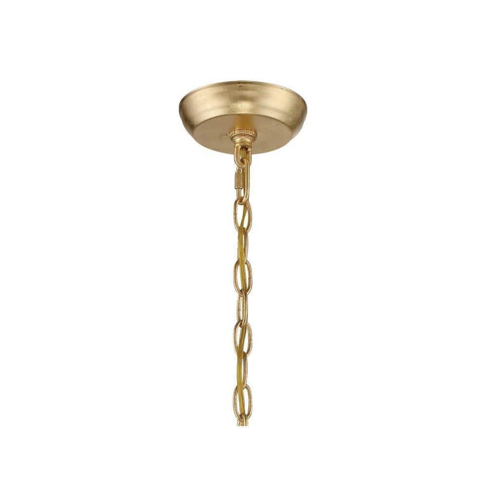 Crystorama Lighting Rylee 3 - Light Chandelier in  Antique Gold