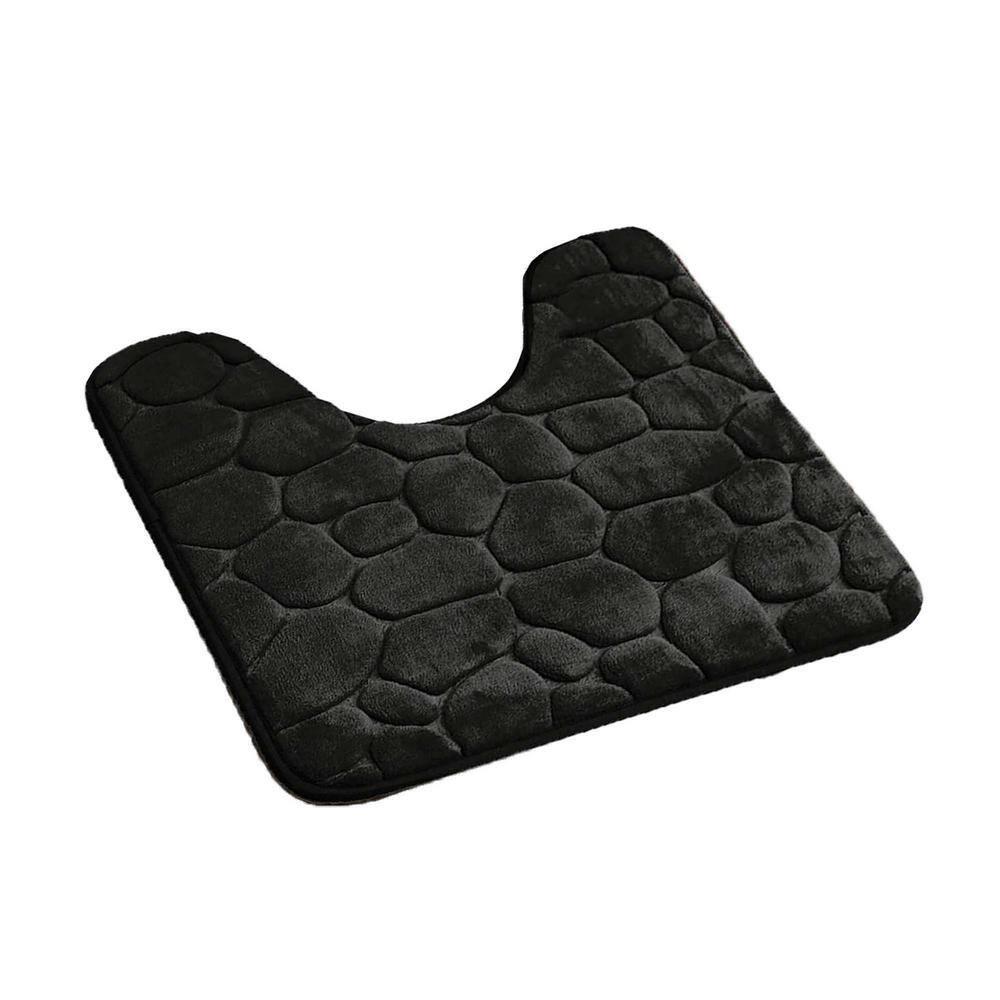 Evideco Pebbles 3D Contour Mat Microfiber Memory Foam 20' x 20"