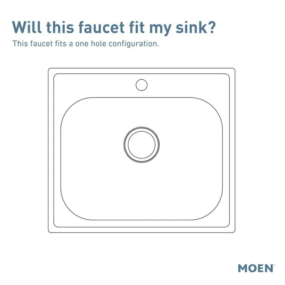 Moen Align MotionSense Wave Single Handle Spring Pulldown Kitchen Faucet with Power Clean Technology