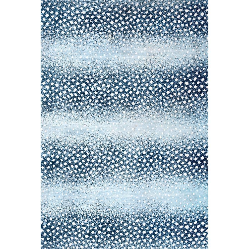 3'x 5' Antelope Modern Animal Area Rug, Blue/Cream - JONATHAN Y