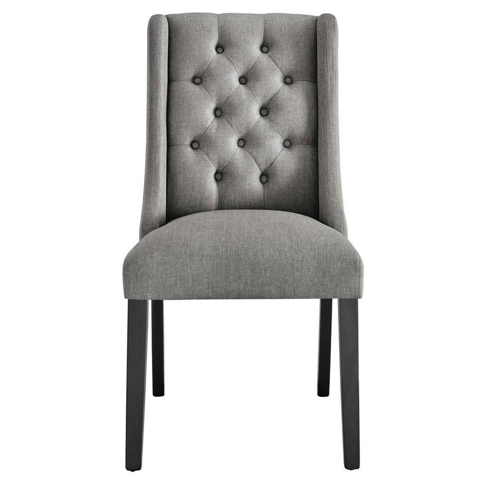 Modway Baronet Button Tufted Fabric Dining Chair