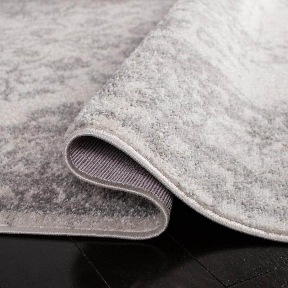 Adirondack ADR101 Power Loomed Area Rug - Ivory/Silver - 8'x10' - Safavieh.