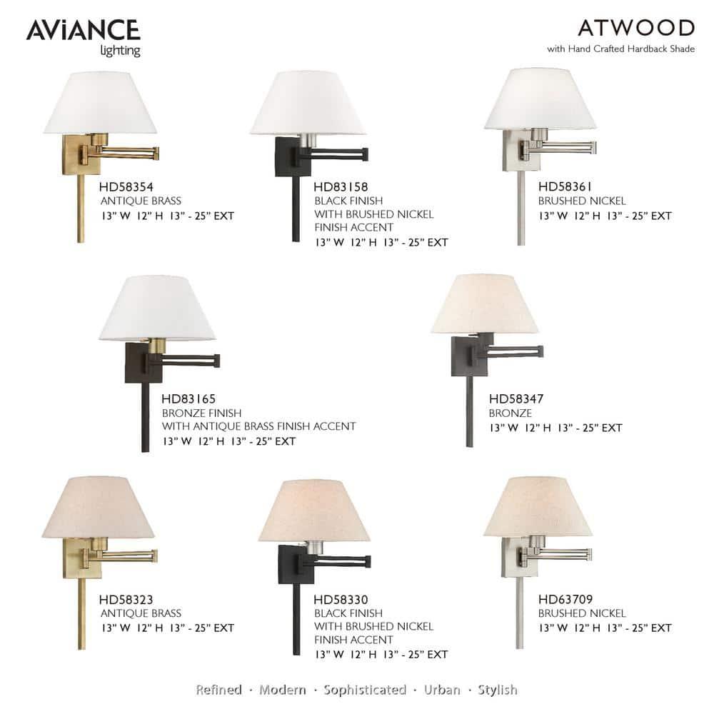 Livex Lighting 1 - Light Wall Light in  Antique Brass