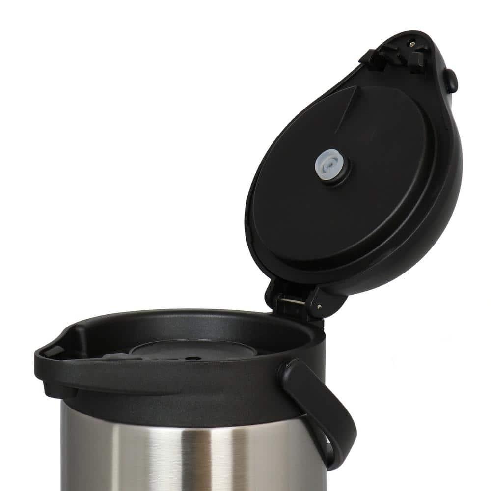 MegaChef MegaChef 5 Liter Stainless Steel Vacuum Body Pump Cap Air Pot