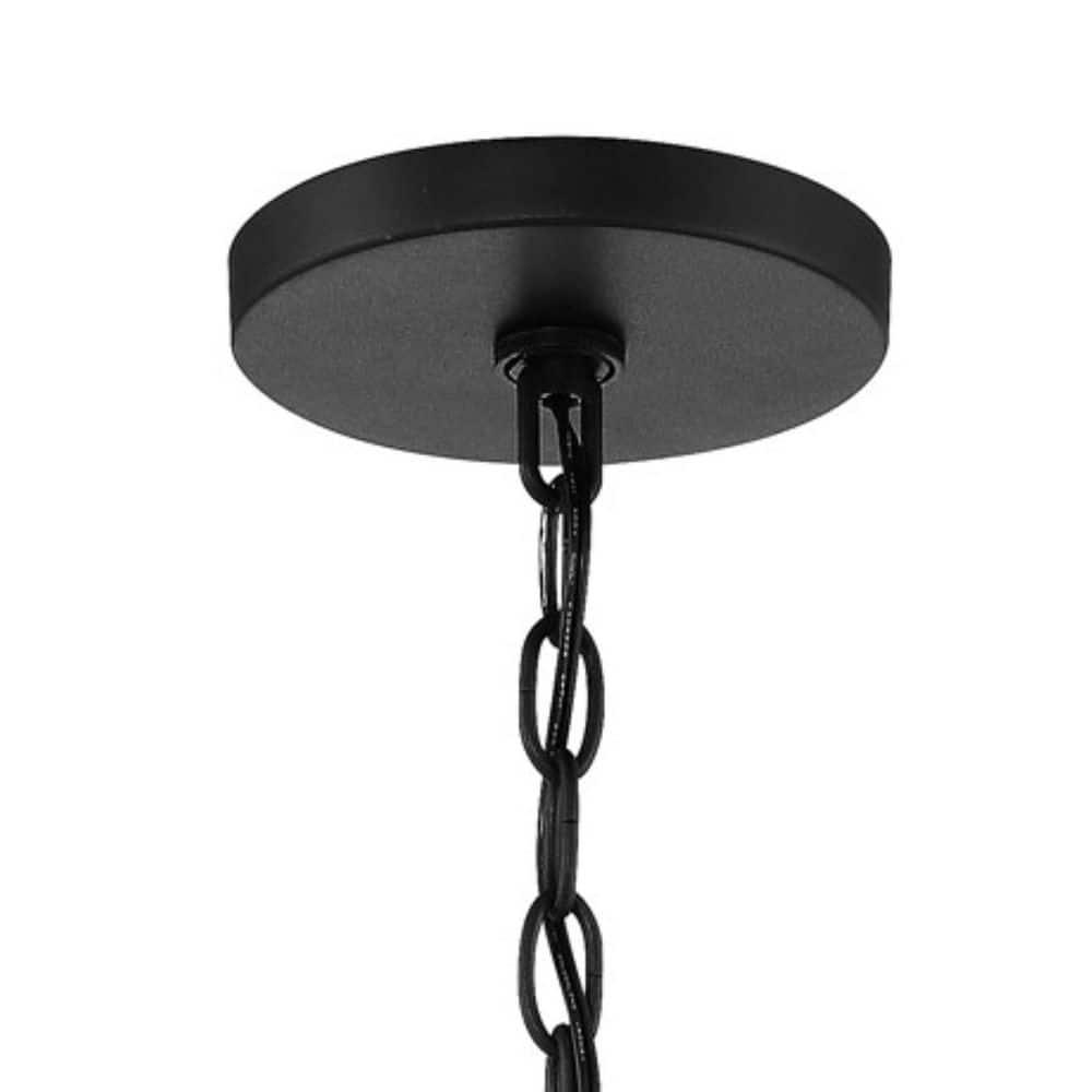 Minka Lavery Sand Coal Pendant Chandelier 25 1/2" Wide Modern Clear Outer White Inner Glass Shade 5-Light Fixture for Dining Room