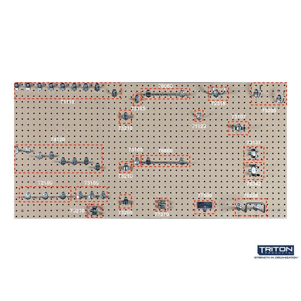 Triton Products® High Density Fiberboard Pegboards, Set of 2