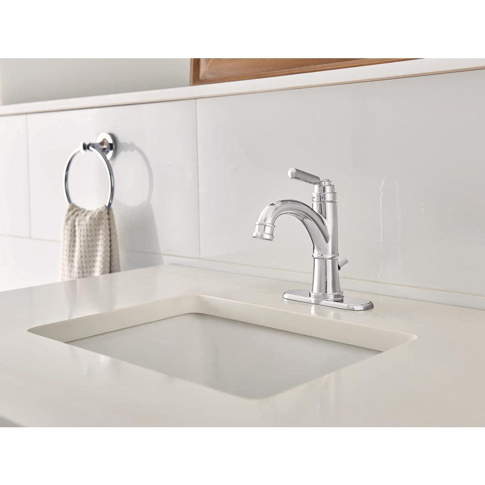 Westchester Single-Hole Bathroom Faucet with Drain Assembly