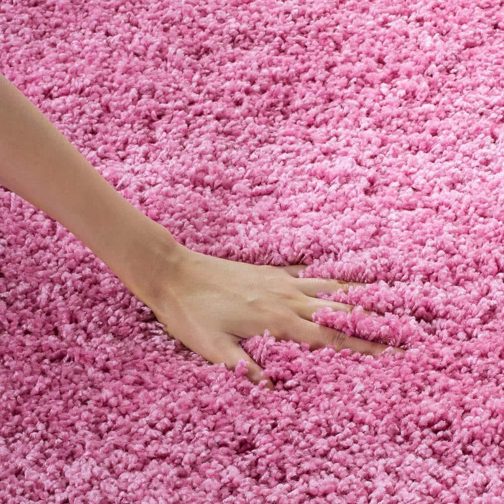 Shag SG151 Power Loomed Indoor Area Rug - Pink - 4'x6' - Safavieh.