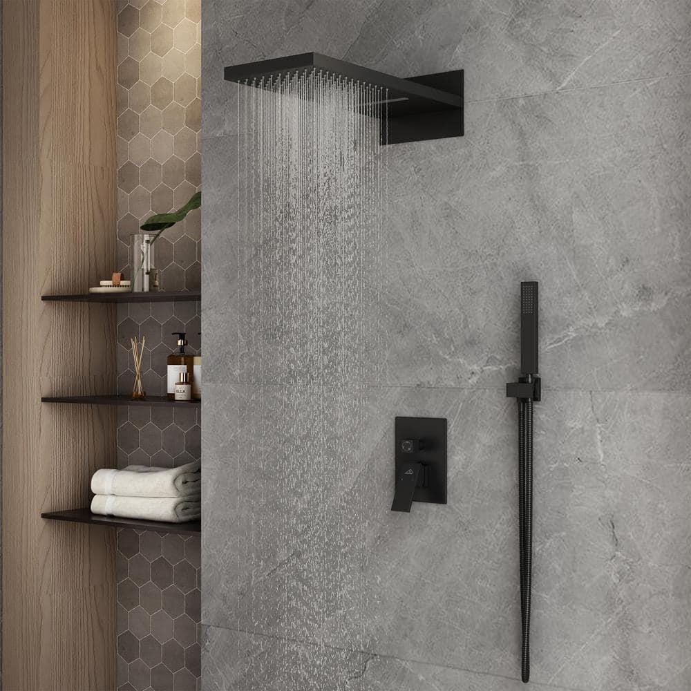 Cascade Bliss Luxury Complete Shower System with Rough-in Valve