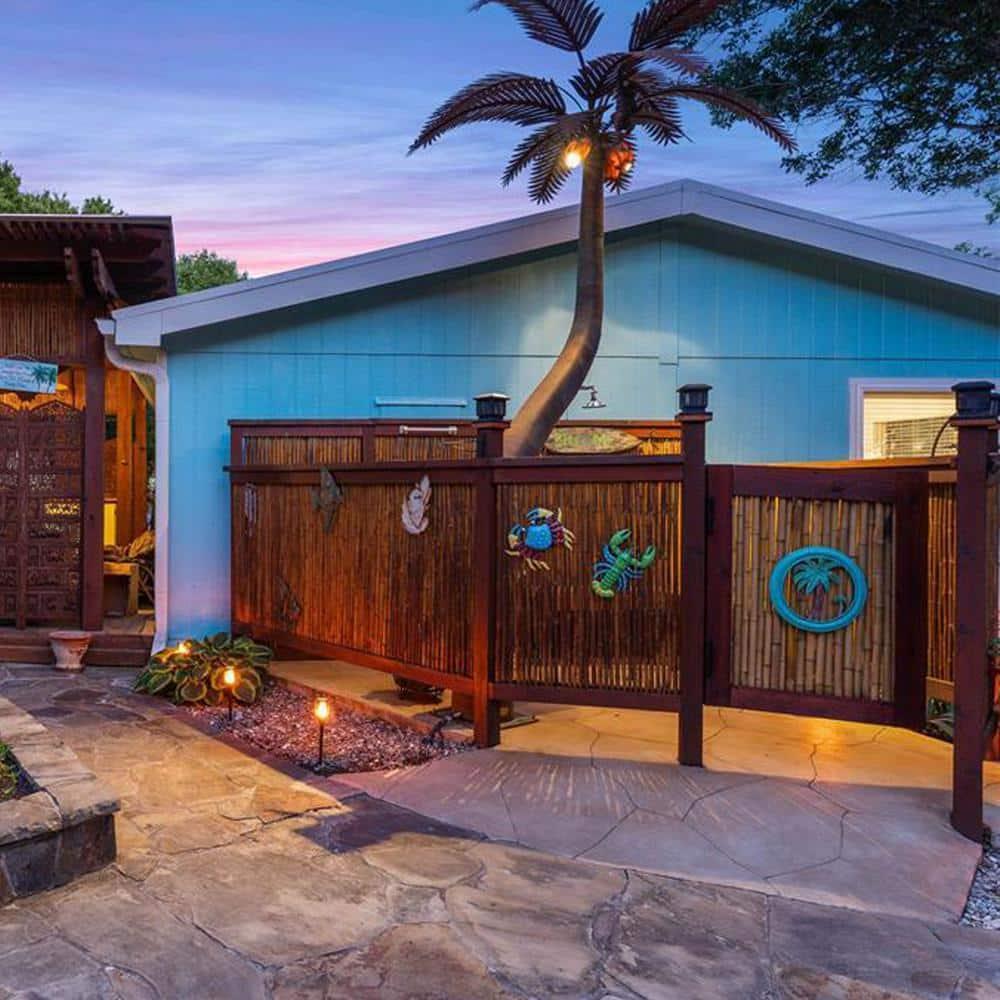 Backyard X-Scapes Bamboo Fence Panel Outdoor Privacy Screen