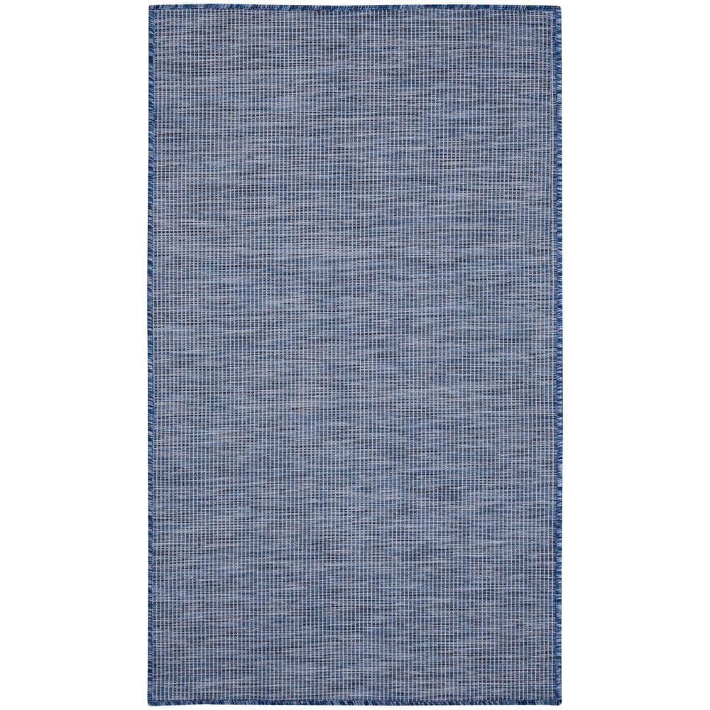 Nourison Positano POS01 Indoor/outdoor Area Rug - Navy Blue 3' x 5'