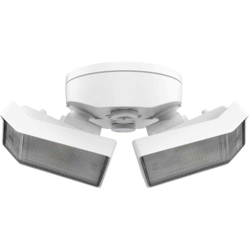 Lithonia Lighting 2 - Head Hardwired Dusk to Dawn Outdoor Security Flood Light