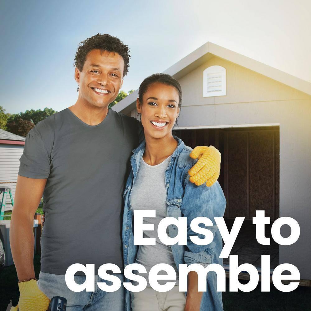 Handy Home Cambria 10 ft. W x 4 ft. D Wood Lean-To Storage Shed