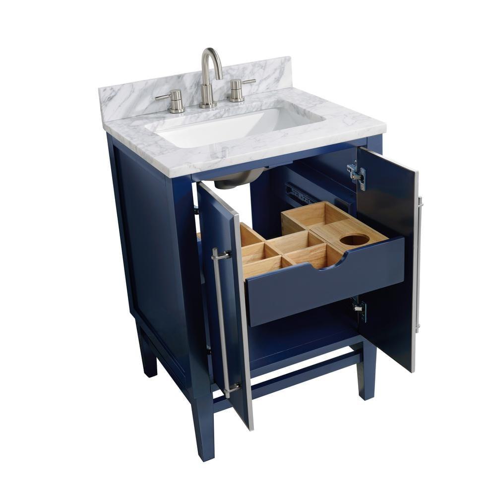 Avanity Mason-Vs25-S-C Mason 25" Free Standing Single Basin Vanity Set - Blue