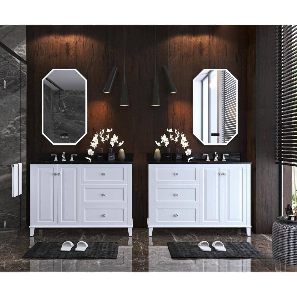 Hannah 48'' Single Bathroom Vanity with Quartz Top