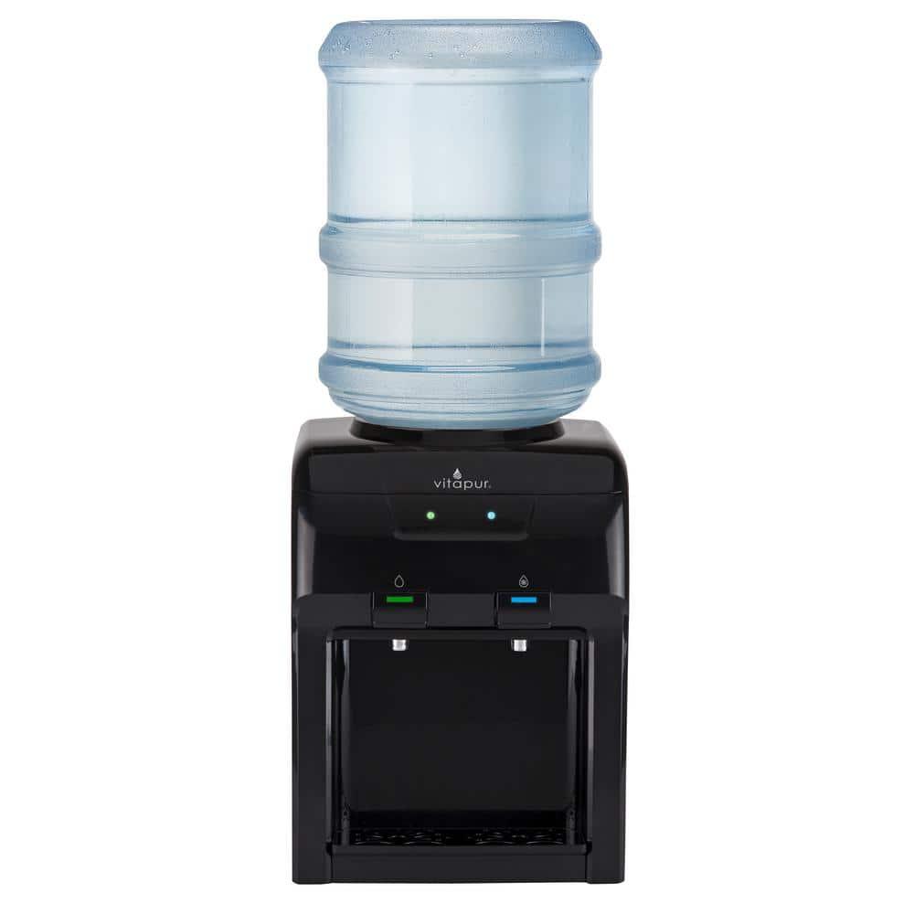 vitapur Vitapur Black Countertop Top Loading Electric Water Dispenser