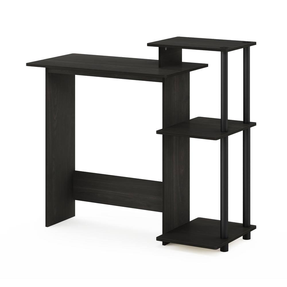 Furinno Efficient Wood Home Laptop Notebook Computer Desk in Espresso/Black
