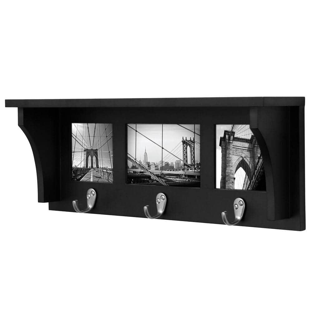 Winston Porter Lemire Wall 3 - Hook Wall Mounted Coat Rack