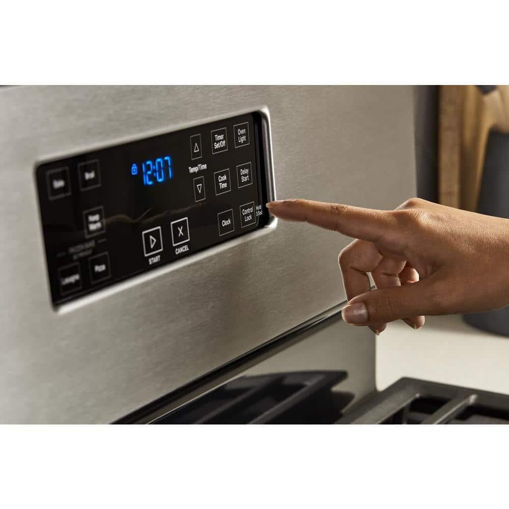 WHIRLPOOL WFG320M0MS 30" FREE STANDING GAS RANGE Stainless Steel