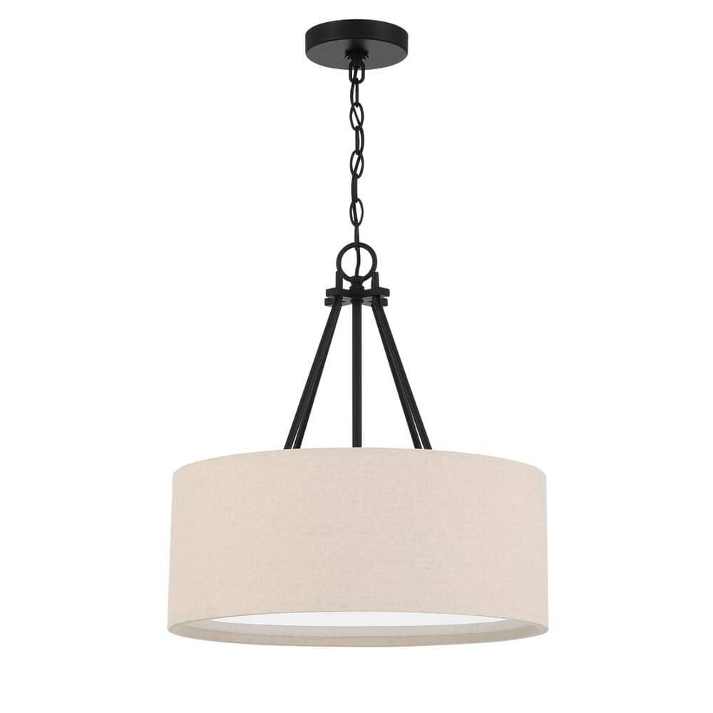 Craftmade Lighting Duke 3 - Light Pendant in  Flat Black