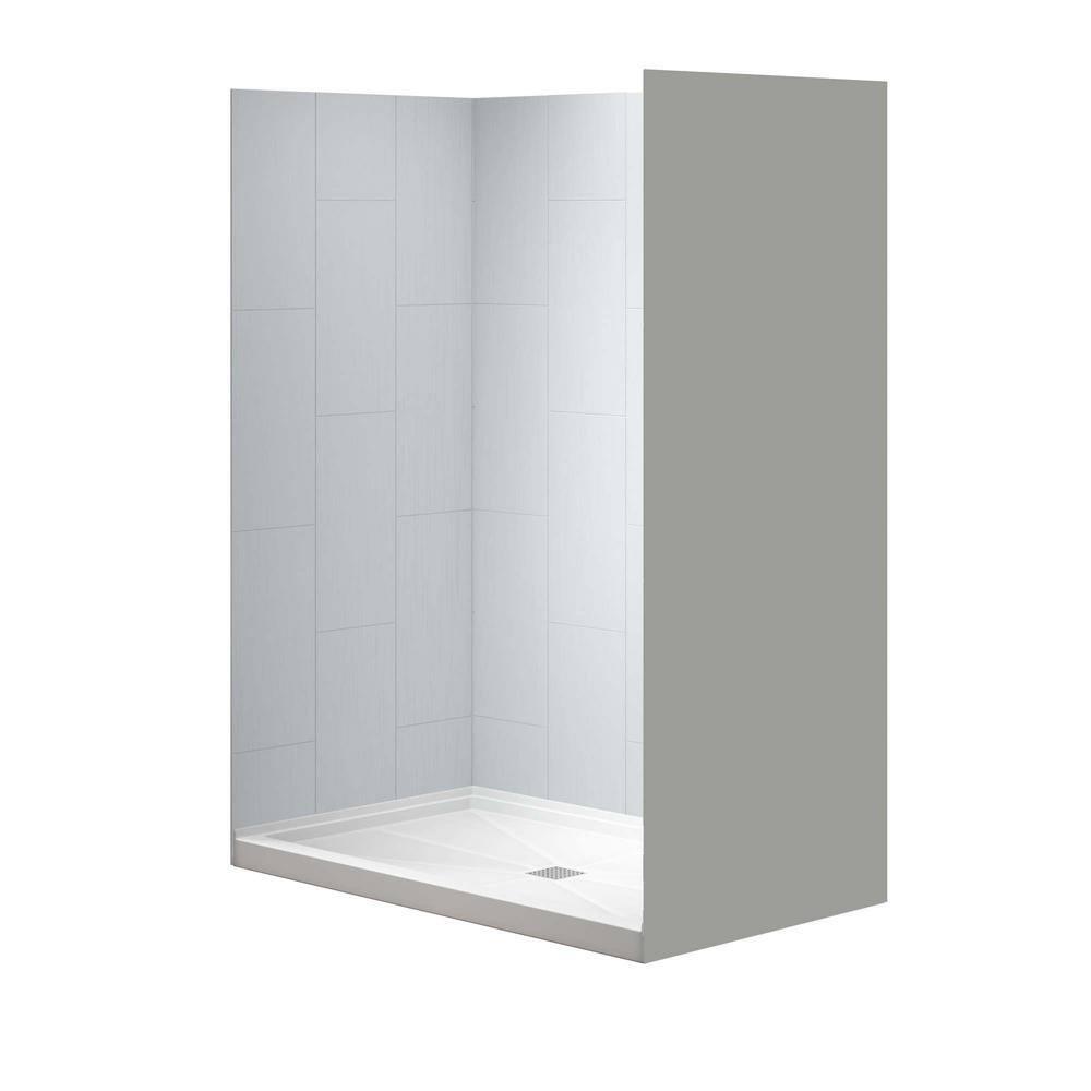 60'' W 75'' H Framed Rectangle Shower Stall