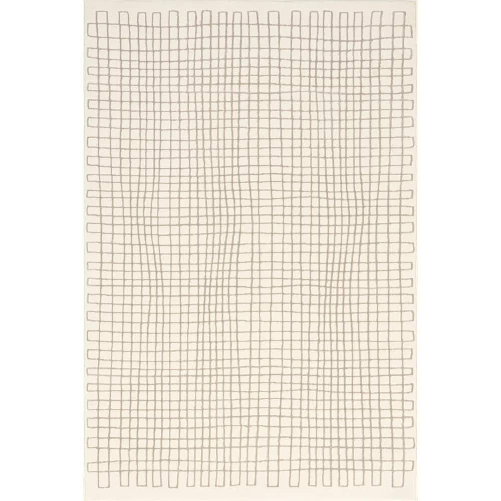 Nuloom Princess Modern Machine Washable Indoor Area Rug, 2' x 3', Cream