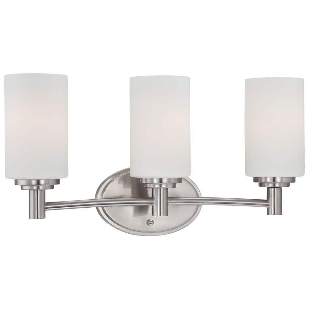 190024217-Thomas Lighting-Pittman - Three Light Wall Sconce-Brushed Nickel Finish