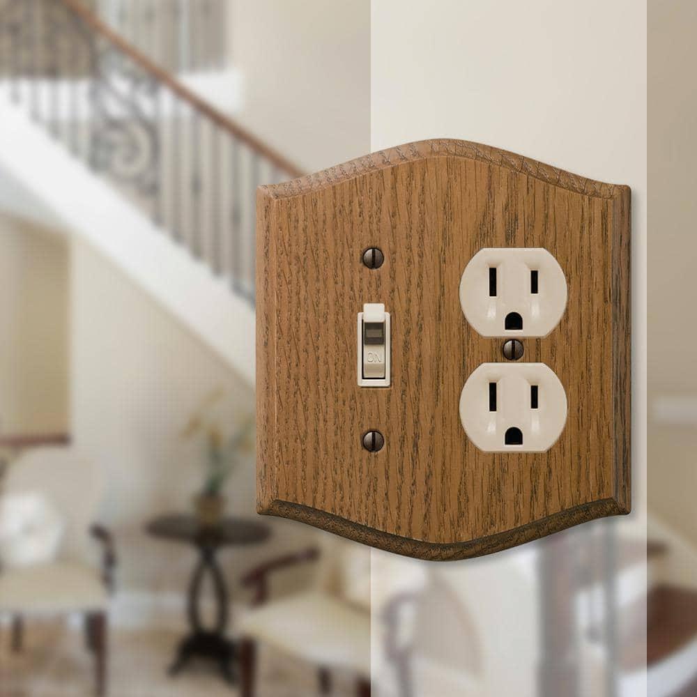 Amerelle Country No Subject 2 - Gang Jumbo Combination Wall Plate