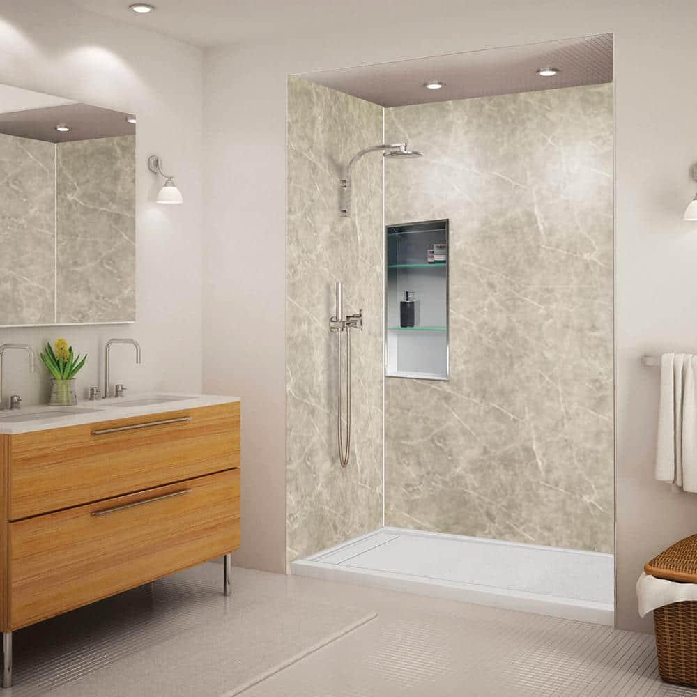 Transolid FLU6032L-39 60'' W 32'' D Rectangular Single Shower Base