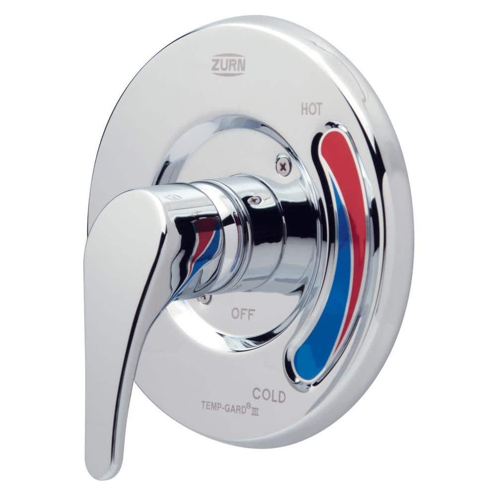 Chrome Wall-Mounted Thermostatic Shower Valve with Diverter