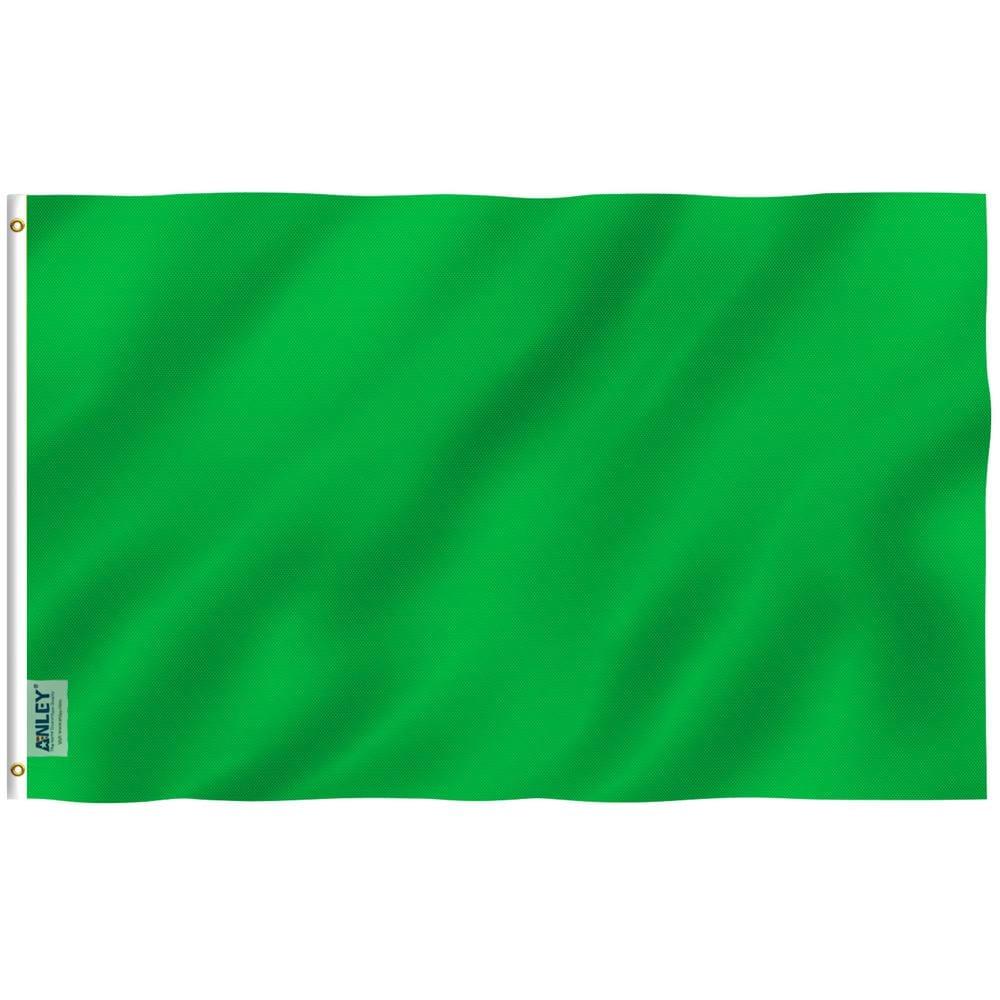 ANLEY Solid Purple Black Blue Red Green Flag Polyester 36 x 60 in. House Flag