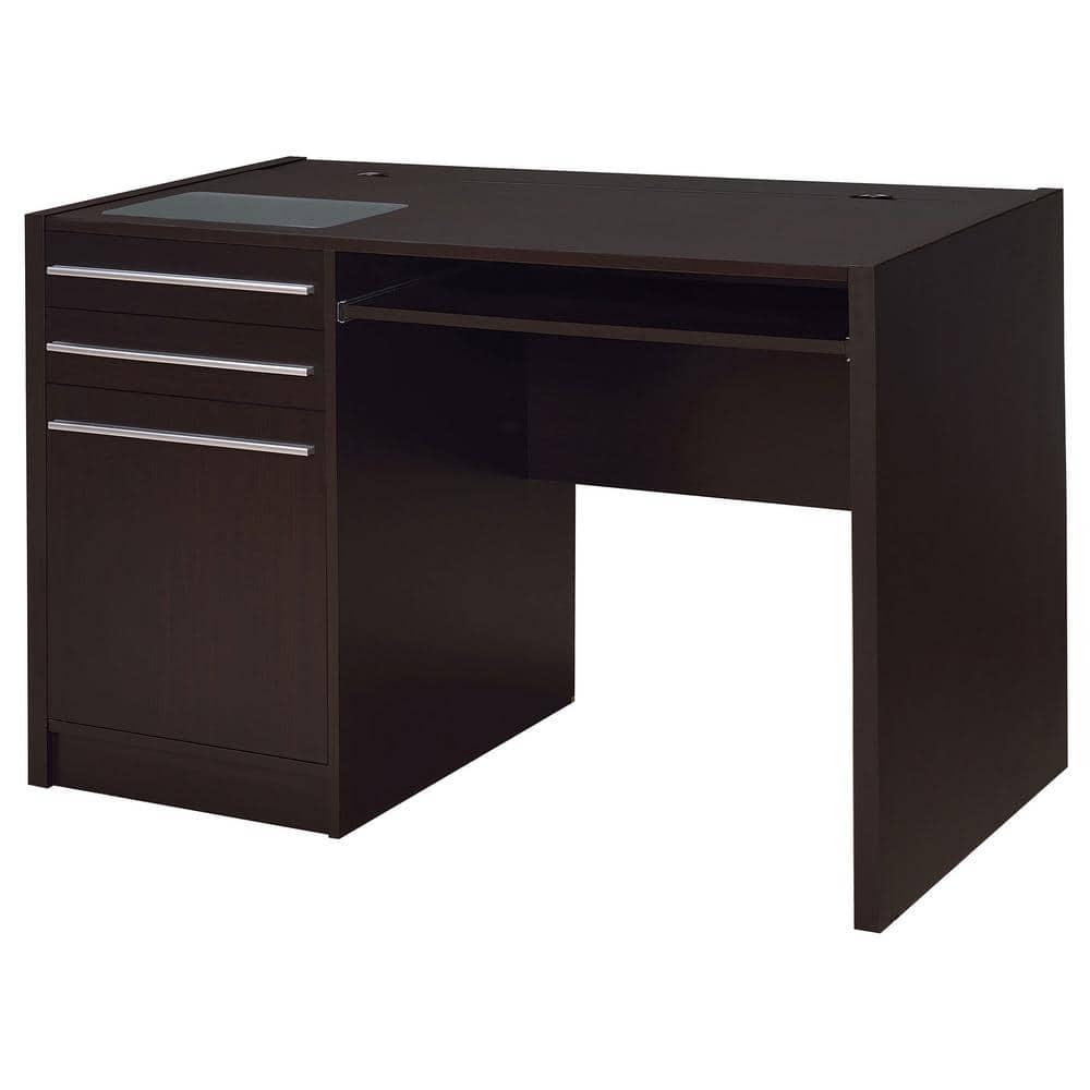 Halston 2 Drawer Office Desk Cappuccino - Coaster