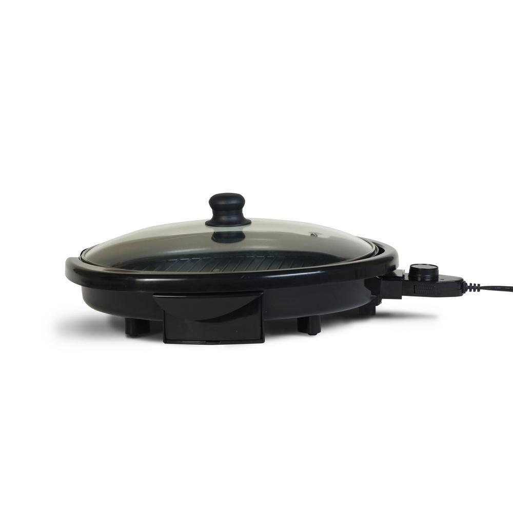 Elite Gourmet EMG-980B 14 Electric Indoor Grill, Black