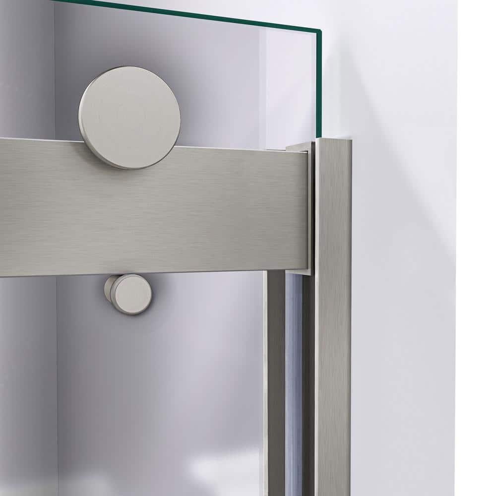 Sapphire 56" W x 76" H Frameless Shower Door