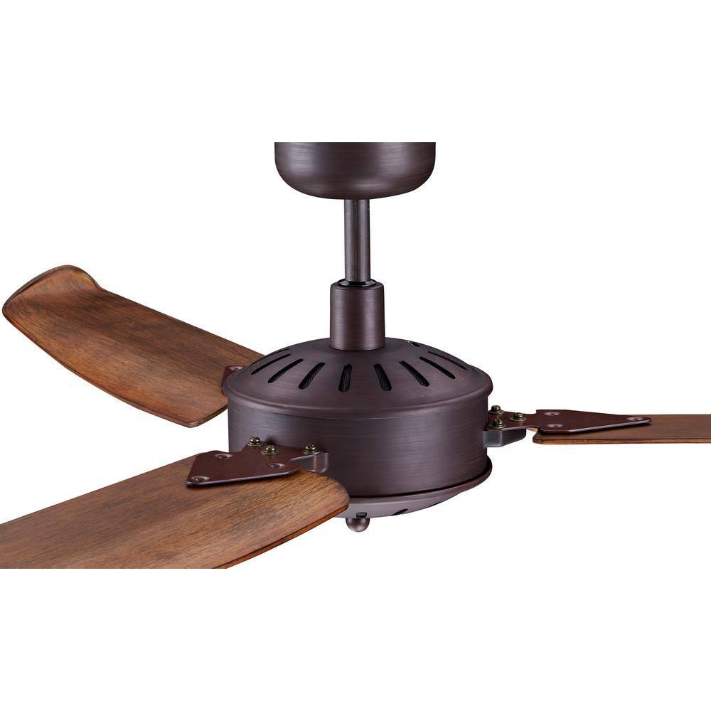 Carolina Oil Rubbed Bronze and Dark Koa 56 in. Ceiling Fan