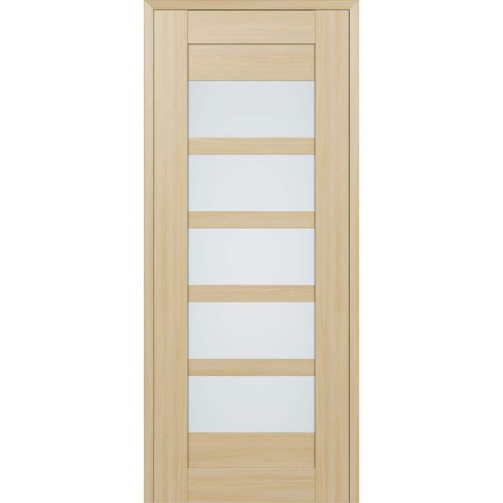 Belldinni Avon 07-07 Panelled Manufactured Wood and Glass Interior Door Slab