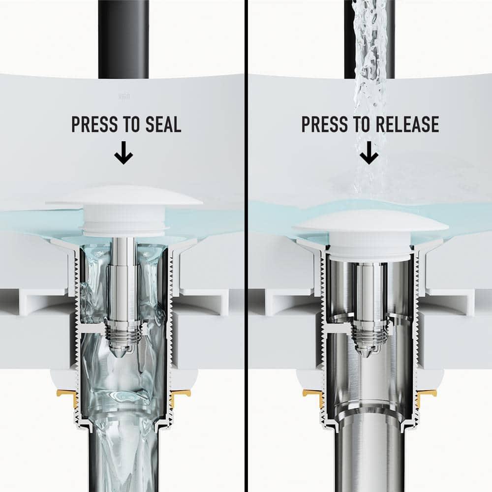 Pop-Up Bathroom Sink Drain