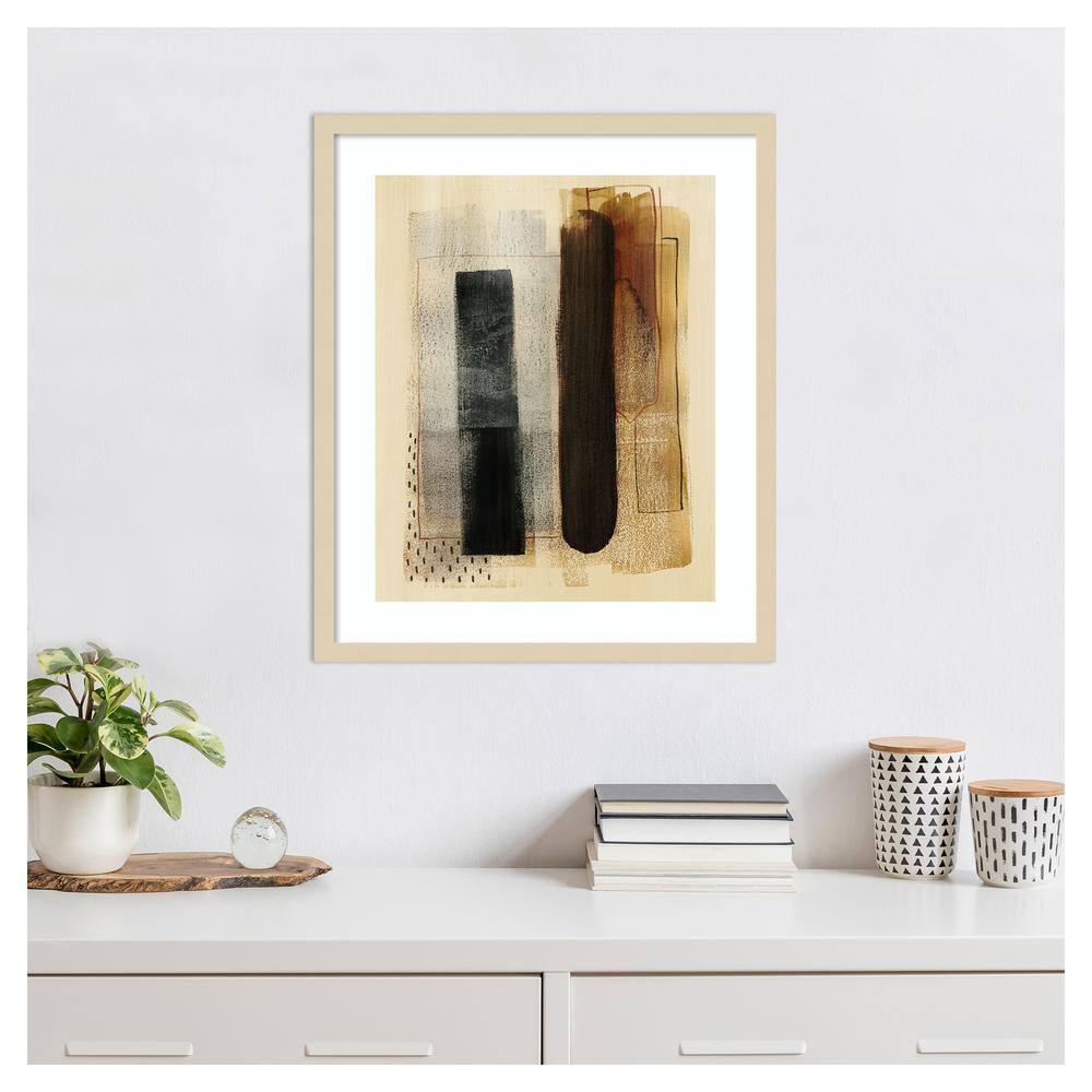 Amanti Art 21"x25" Burnt Toast I by Grace Popp Wood Framed Wall Art Print