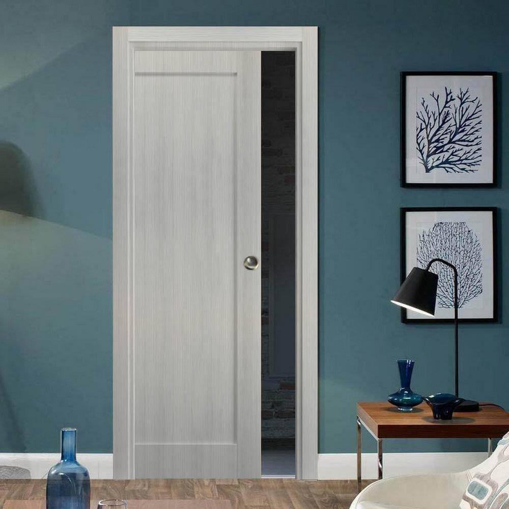 SARTODOORS Quadro Paneled Sliding Closet Door