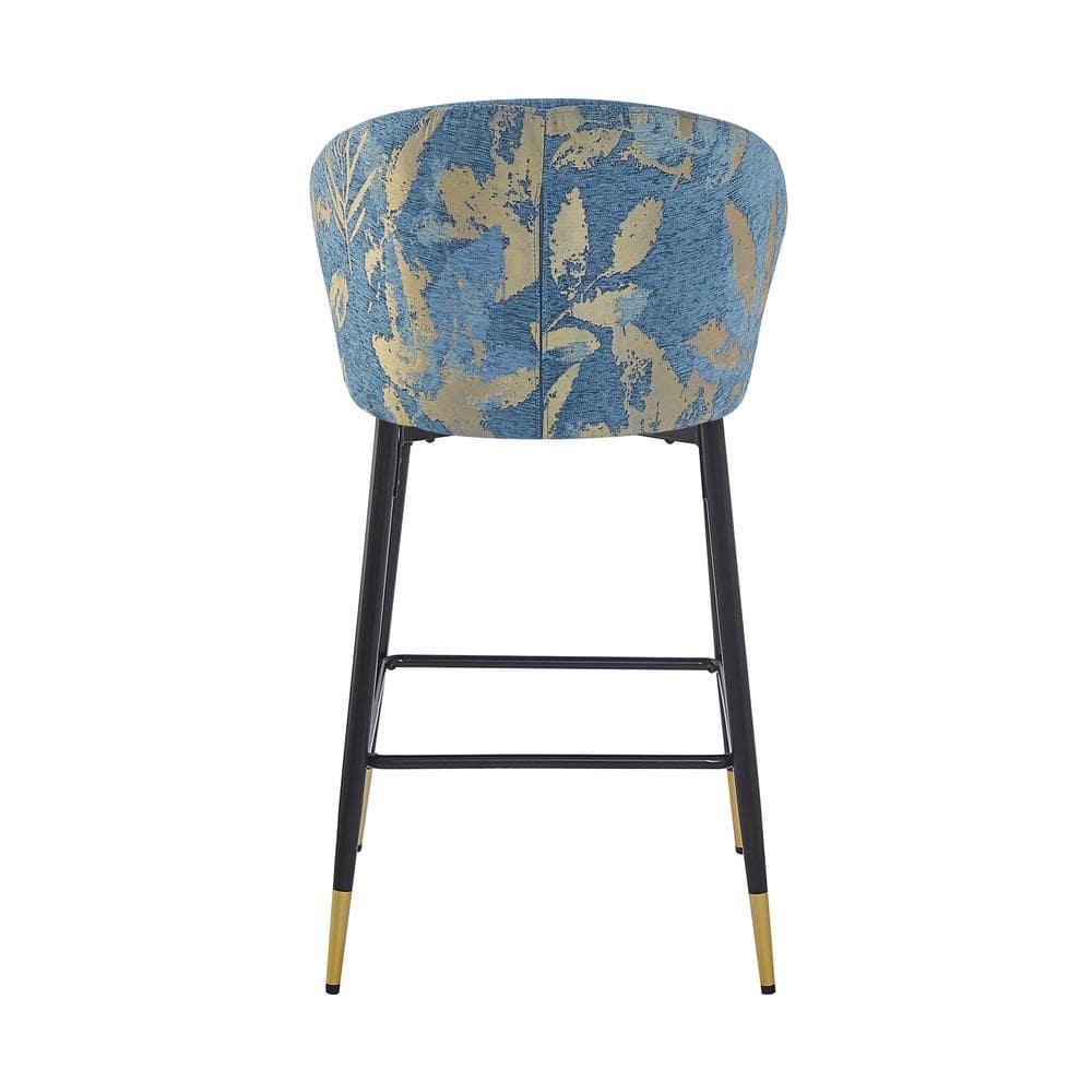 Christopher Knight Home Knox Upholstered Bar Stools With Footrest (Set of 2)