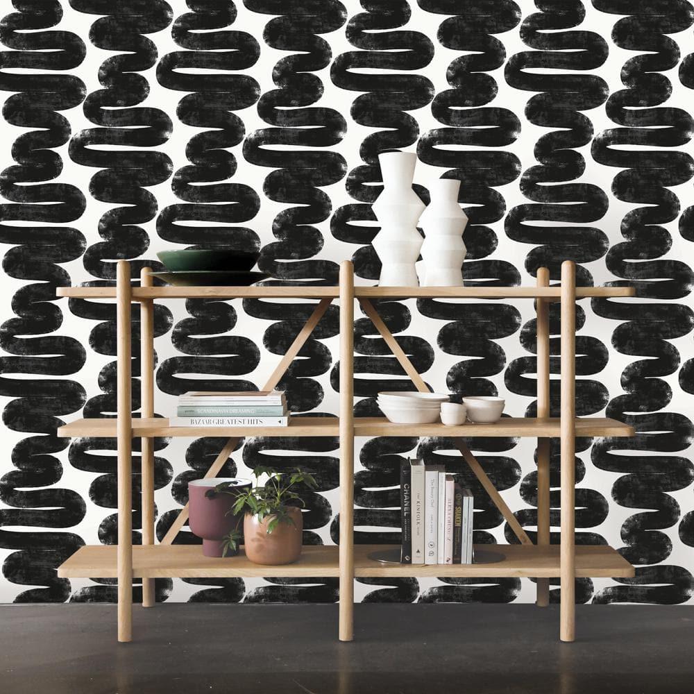 Wiggle Room Peel and Stick Wallpaper By Bobby Berk