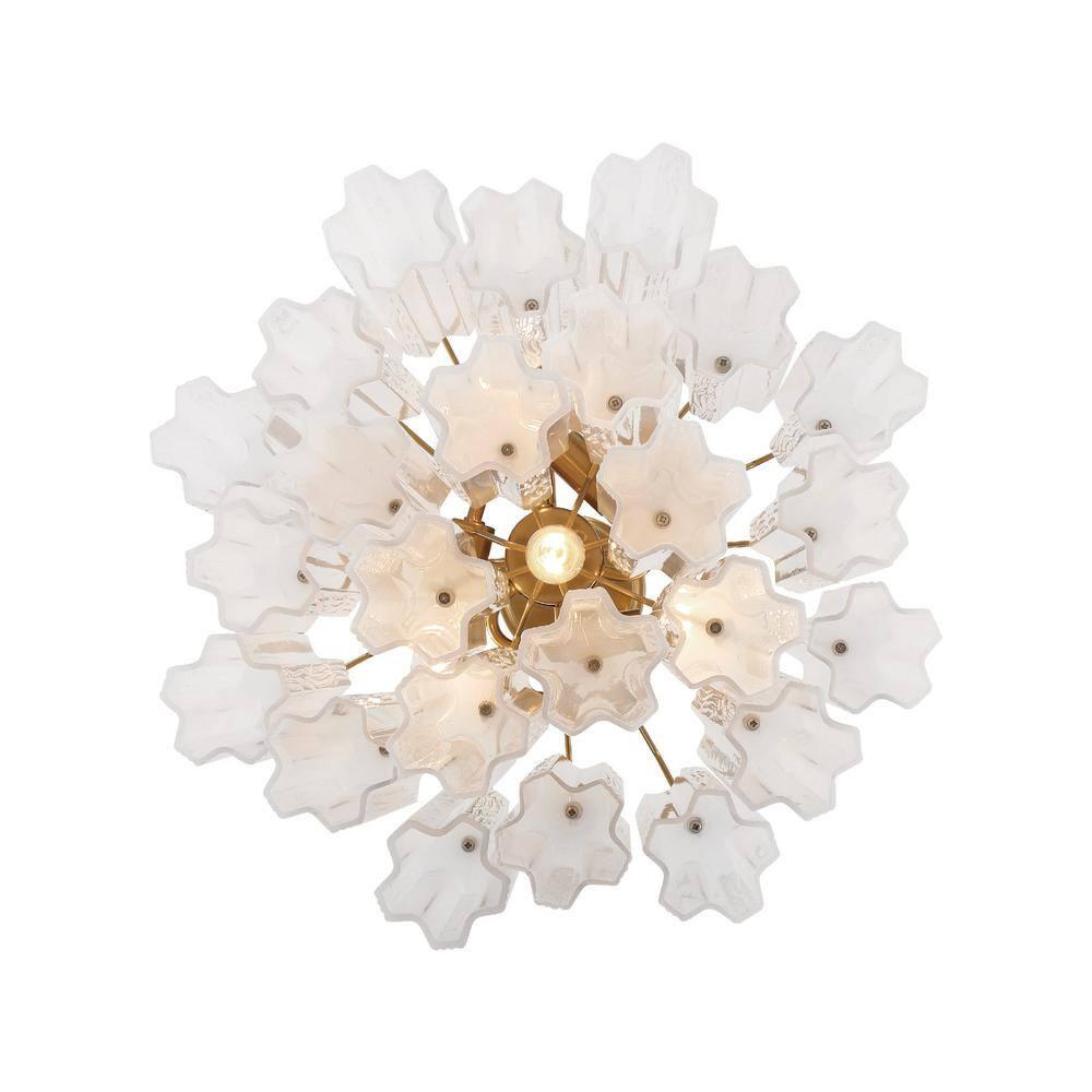 Crystorama Lighting Addis 4 - Light Chandelier in  Aged Brass
